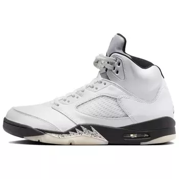 Кроссовки Jordan 5 Retro Reverse Metallic, белый/черный