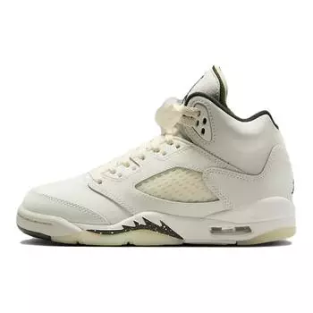Кроссовки Jordan 5 Retro SE Sail GS, бежевый/коричневый/белый/черный