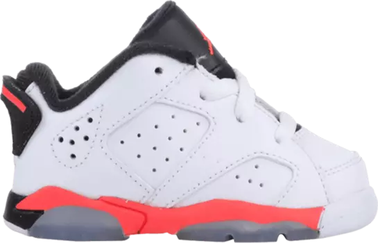 Кроссовки Jordan 6 Retro Low BT White Infrared, белый