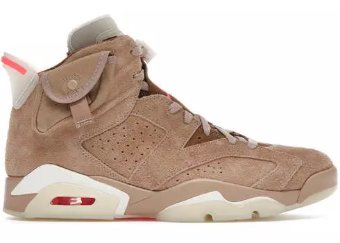 Кроссовки Jordan 6 Retro Travis Scott British Khaki