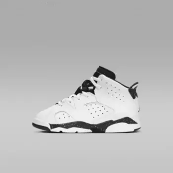 Кроссовки Jordan 6 Retro "White/Black", белый/черный