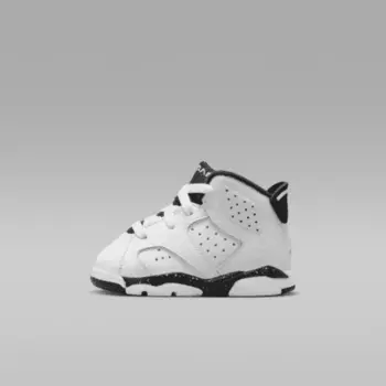 Кроссовки Jordan 6 Retro "White/Black", белый/черный