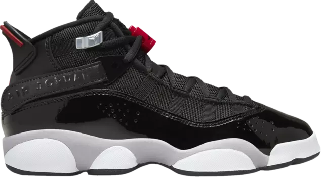 Кроссовки Jordan 6 Rings GS 'Black Metallic Silver', черный