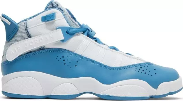 Кроссовки Jordan 6 Rings GS Bleached Denim, белый
