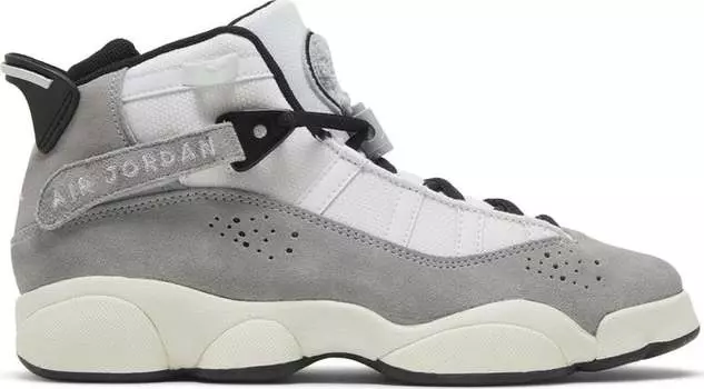 Кроссовки Jordan 6 Rings GS 'Light Smoke Grey', серый