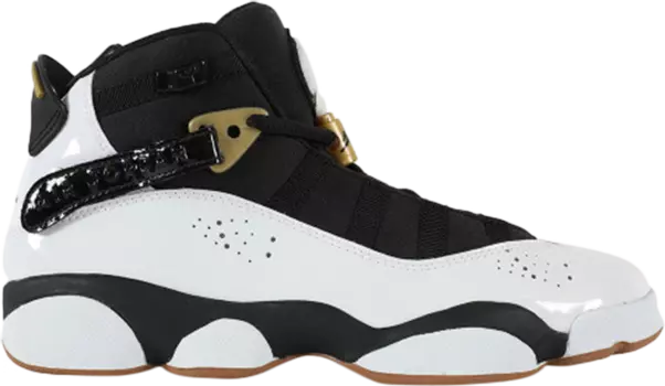 Кроссовки Jordan 6 Rings GS White Black, белый