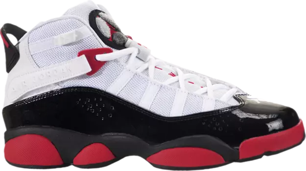 Кроссовки Jordan 6 Rings GS White Legion Red, белый