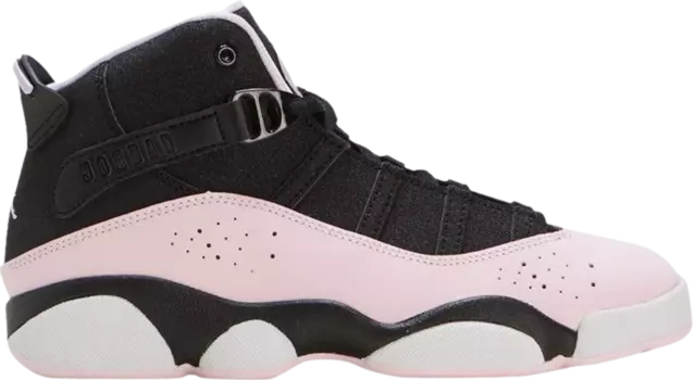 Кроссовки Jordan 6 Rings PS Black Pink Foam, черный