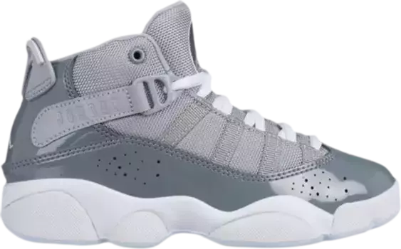 Кроссовки Jordan 6 Rings PS Cool Grey, серый