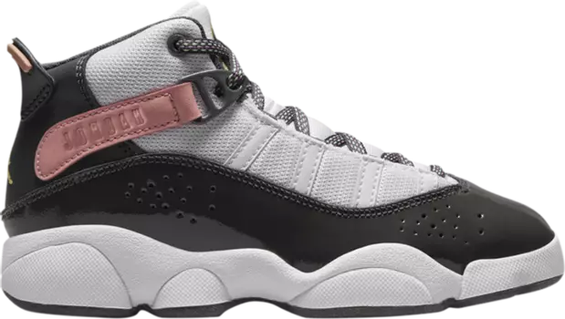 Кроссовки Jordan 6 Rings PS 'White Red Stardust', белый