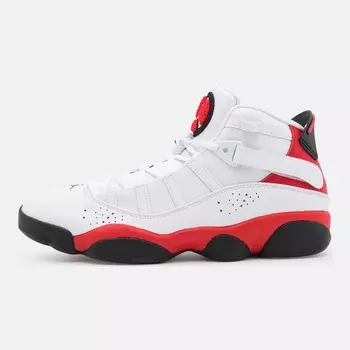 Кроссовки Jordan 6 Rings, white/black/university red