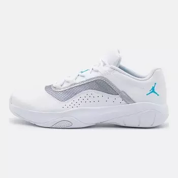 Кроссовки Jordan Air 11 Cmft Low, white/neo turquoise/metallic silver