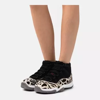 Кроссовки Jordan Air 11 Retro, black/red/sail/white