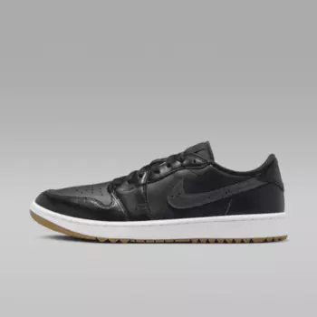 Кроссовки Jordan Air 1 Low G Golf Shoes, цвет Black/Gum Medium Brown/White/Anthracite