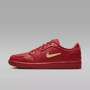 Кроссовки Jordan Air 1 Low Method of Make, цвет Gym Red/Metallic Gold