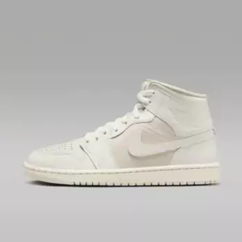 Кроссовки Jordan Air 1 Mid, цвет Legend Light Brown/Muslin/Sail