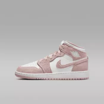 Кроссовки Jordan Air 1 Mid SE, цвет White/Sail/Legend Pink
