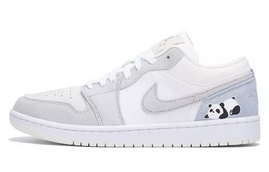 Кроссовки Jordan Air 1 Vintage Low-Go Unisex, светло-серый/белый