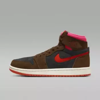 Кроссовки Jordan Air 1 Zoom CMFT 2, цвет Cacao Wow/Black/Hyper Pink/Picante Red