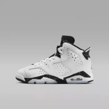 Кроссовки Jordan Air 6 Retro "White/Black", белый/черный