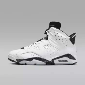 Кроссовки Jordan Air 6 Retro "White/Black", белый/черный