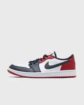 Кроссовки Jordan Air Jordan 1 Low G, цвет white/obsidian-varsity red