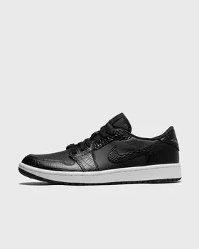 Кроссовки Jordan Air Jordan 1 Low G 'Black Croc', цвет black/black-iron grey-white