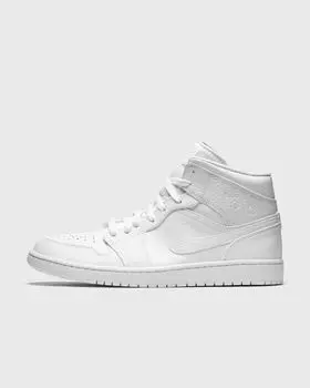 Кроссовки Jordan Air Jordan 1 Mid, цвет white/white-white
