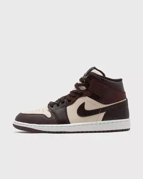 Кроссовки Jordan Air Jordan 1 Mid Se 'Paris Ymca', цвет velvet brown/earth-sanddrift