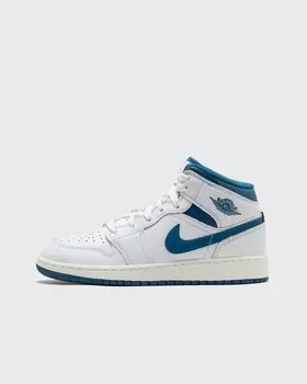 Кроссовки Jordan Air Jordan 1 Mid Se (Gs), цвет white/industrial blue-sail