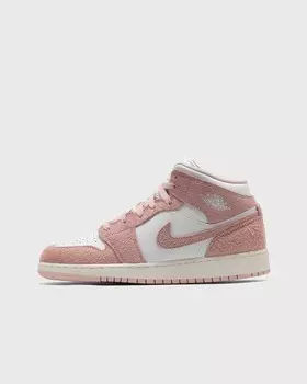Кроссовки Jordan Air Jordan 1 Mid Se (Gs), цвет white/legend pink-sail