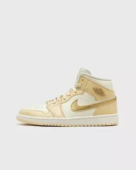 Кроссовки Jordan Air Jordan 1 Mid Se Women'S Shoes, цвет pale vanilla/metallic gold-coconut