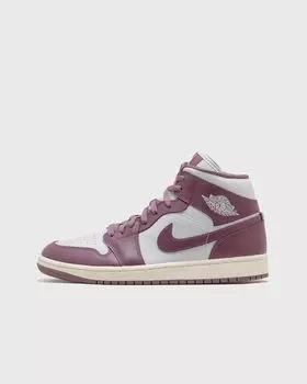 Кроссовки Jordan Air Jordan 1 Mid Wmns, цвет pure platinum/sky j mauve-sail
