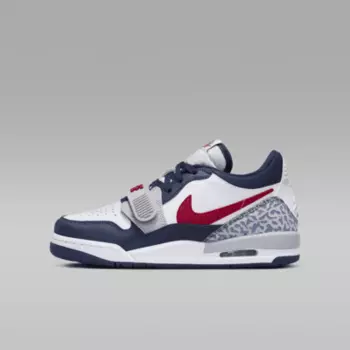 Кроссовки Jordan Air Legacy 312 Low, цвет White/Midnight Navy/Wolf Grey/Varsity Red