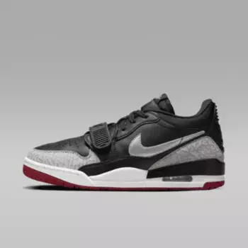 Кроссовки Jordan Air Legacy 312 Low, цвет Black/Gym Red/Cement Grey/Metallic Silver