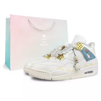 Кроссовки Jordan Air Vintage Basketball Shoes Women's Mid-top White, белый