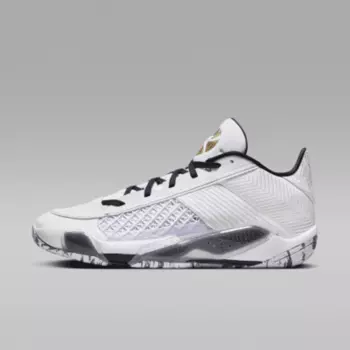 Кроссовки Jordan Air XXXVIII Low Basketball Shoes, цвет White/Black/Pure Platinum/Metallic Gold