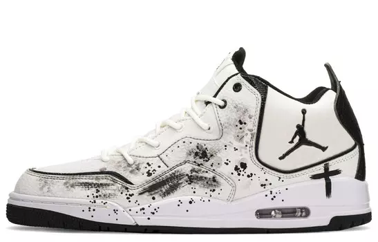 Кроссовки Jordan Courtside 23 Vintage Basketball Shoes Men Mid-top Black/white, черный/белый