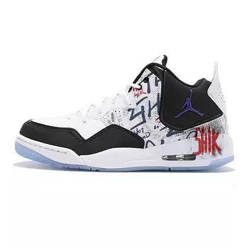 Кроссовки Jordan Courtside 23 Vintage Basketball Shoes Men Mid-top Black/White, черный/белый
