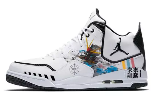 Кроссовки Jordan Courtside 23 Vintage Basketball Shoes Men Mid-top Black/white, черный