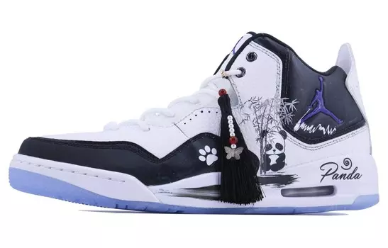Кроссовки Jordan Courtside 23 Vintage Basketball Shoes Men Mid-top Black/white, белый