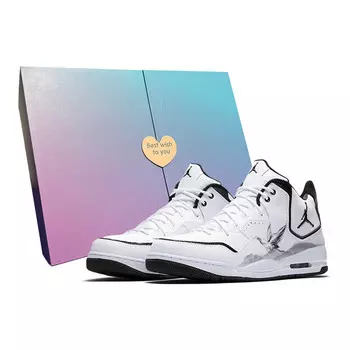 Кроссовки Jordan Courtside 23 Vintage Basketball Shoes Men Mid-top White/black, белый
