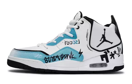 Кроссовки Jordan Courtside 23 Vintage Basketball Shoes Men Mid-top Lake Blue/black, черный