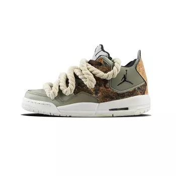 Кроссовки Jordan Courtside 23 Vintage Basketball Shoes Women's Mid-top Green, хаки