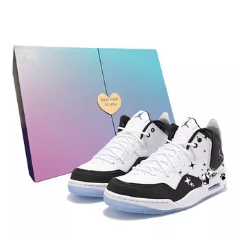 Кроссовки Jordan Courtside 23 Vintage Basketball Shoes Women's Mid-top Black/white, белый