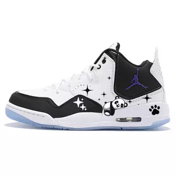 Кроссовки Jordan Courtside 23 Vintage Basketball Shoes Women's Mid-top Black/white, белый