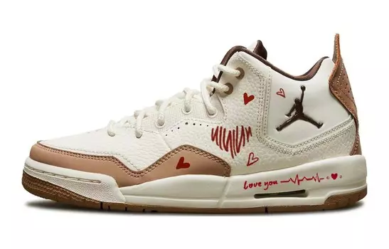 Кроссовки Jordan Courtside 23 Vintage Basketball Shoes Women's Low-top Brown/White, коричневый