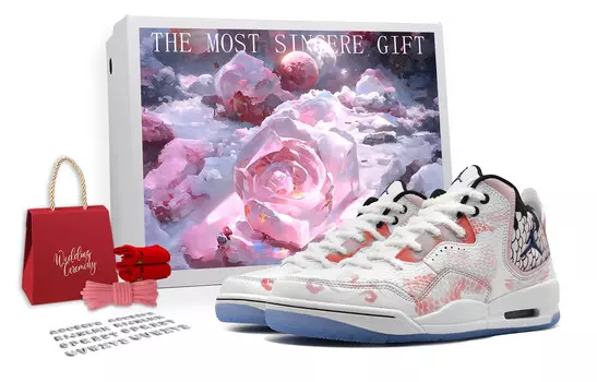 Кроссовки Jordan Courtside 23 Vintage Basketball Shoes Women's Mid-top White/Pink, розовый