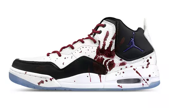 Кроссовки Jordan Courtside 23 Vintage Basketball Shoes Men Mid-top Black/white/red, белый