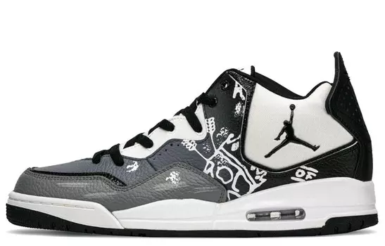 Кроссовки Jordan Courtside 23 Vintage Basketball Shoes Men Mid-top Black/grey, черный/серый